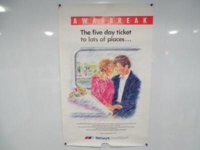 Lot 26 - A collection of railway related advertising...