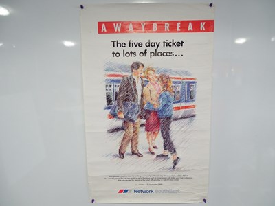Lot 26 - A collection of railway related advertising...