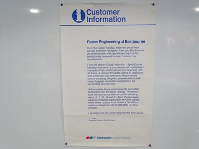 Lot 30 - A group of Network SouthEast Engineering Work...