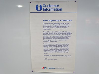 Lot 30 - A group of Network SouthEast Engineering Work...