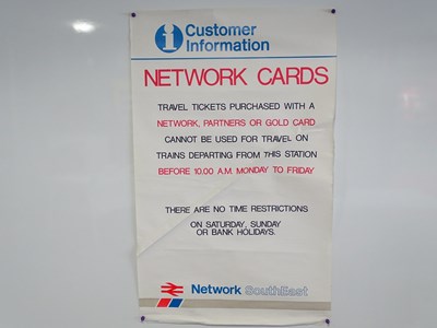 Lot 32 - A collection of railway related advertising...