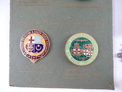 Lot 38 - A mixed group of Railway buttons and service...