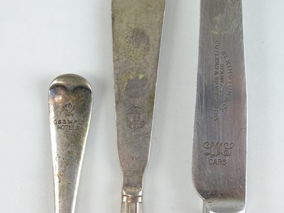 Lot 42 - A selection of silver plate Railway related...