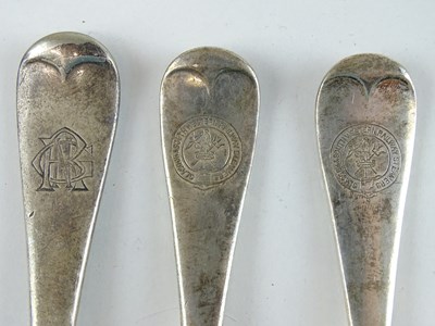 Lot 42 - A selection of silver plate Railway related...
