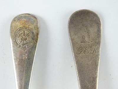 Lot 42 - A selection of silver plate Railway related...