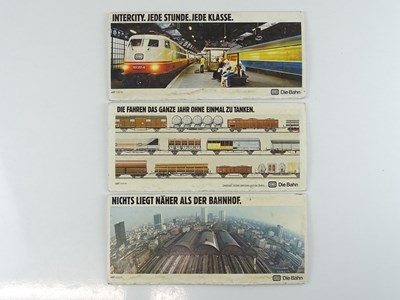 Lot 44 - A group of German passenger carriage card...