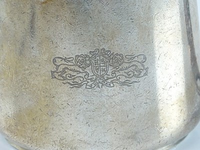 Lot 48 - A silver plate tea/hot water pot (4" tall) and...