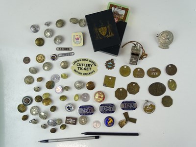 Lot 53 - A large mixed group of Railway related badges,...
