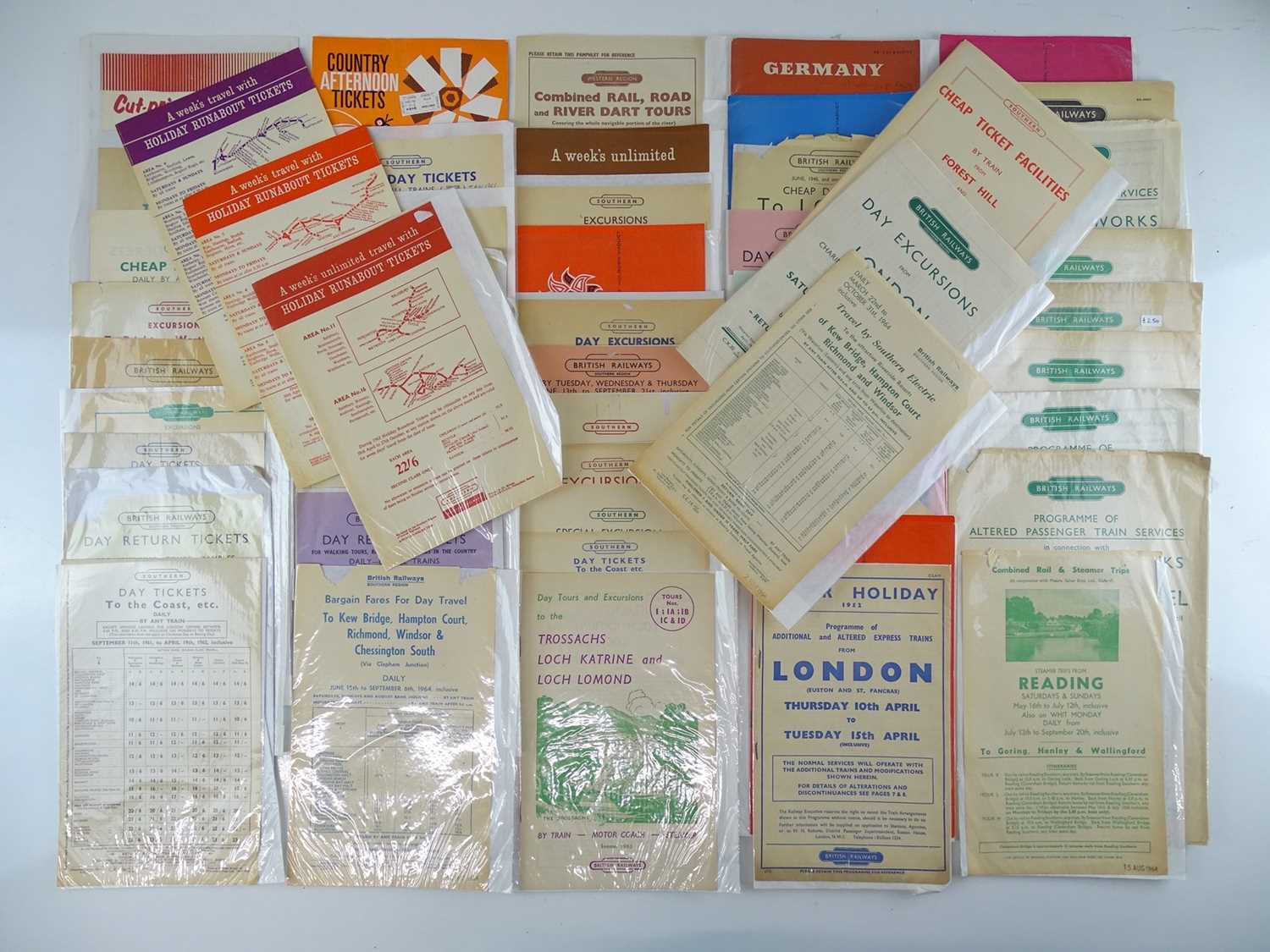Lot 57 - A large quantity of British Railways excursion...