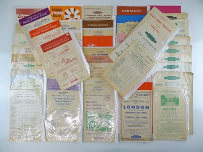 Lot 57 - A large quantity of British Railways excursion...
