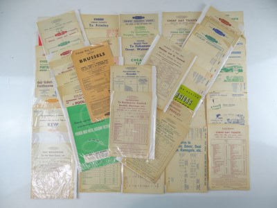 Lot 58 - A large quantity of British Railways excursion...