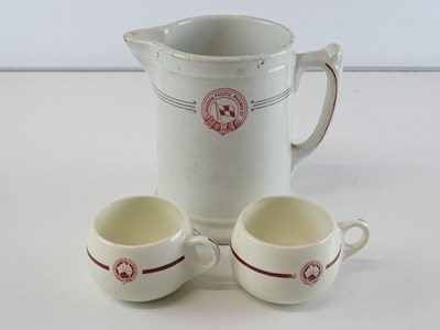 Lot 60 - A group of overseas railway ceramics...