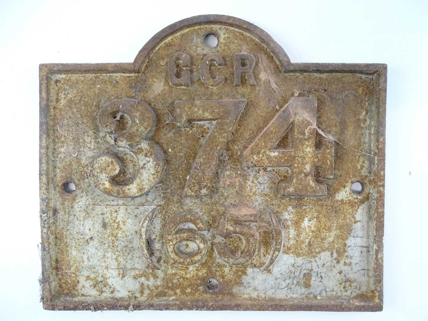 Lot 79 - A Great Central Railways cast iron bridge...