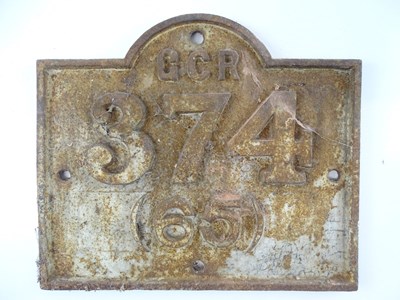 Lot 79 - A Great Central Railways cast iron bridge...
