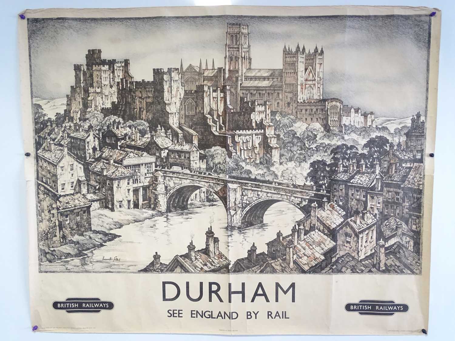 Lot 8 - DURHAM BRITISH RAILWAYS- See England by Rail...