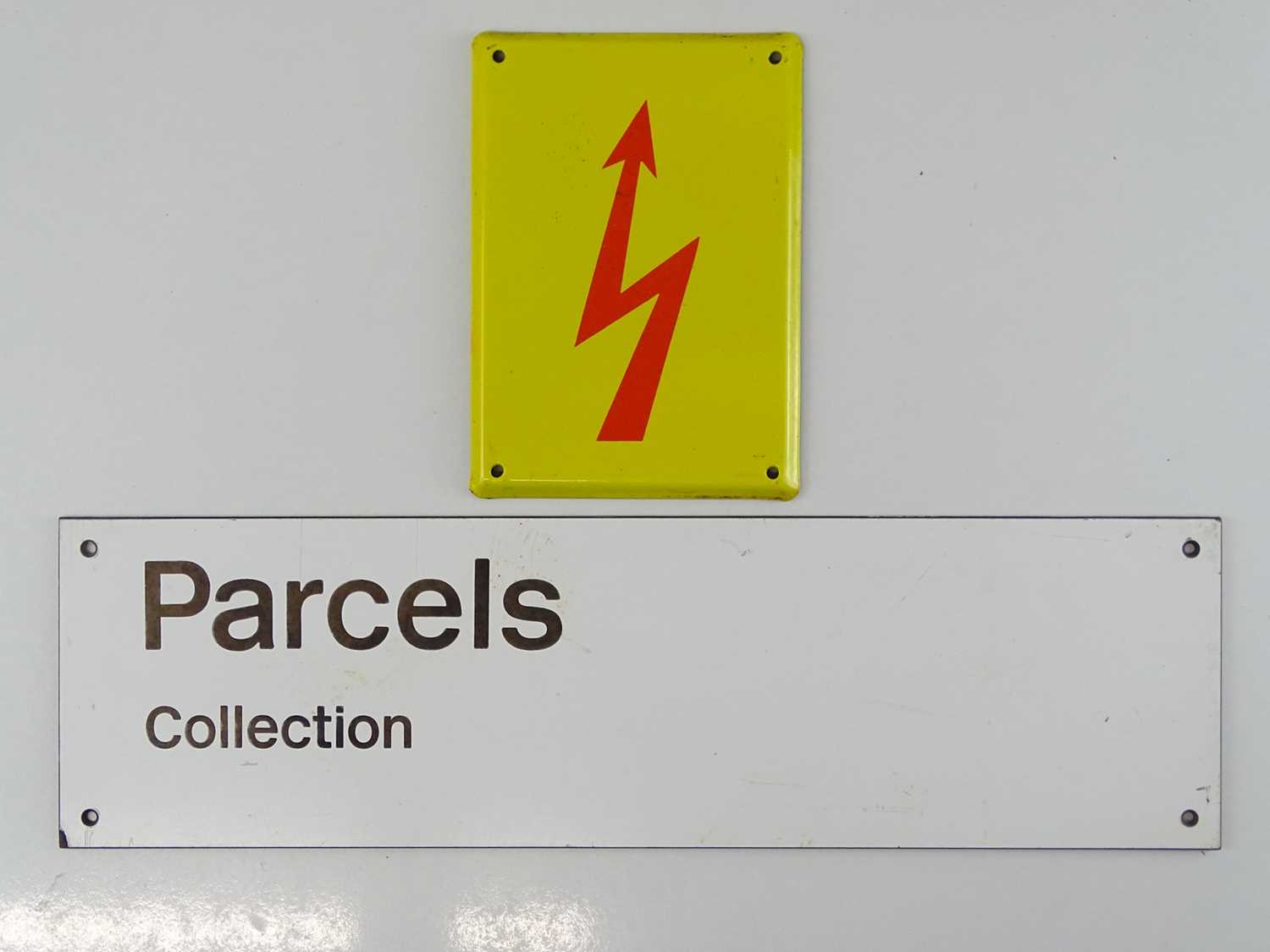 Lot 83 - A pair of modern railway signs to comprising a...