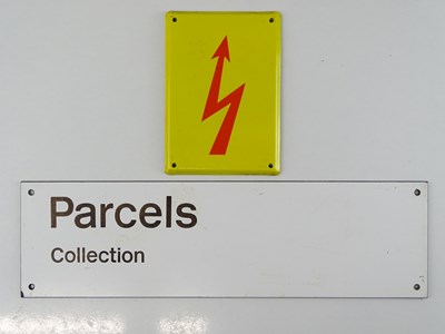 Lot 83 - A pair of modern railway signs to comprising a...