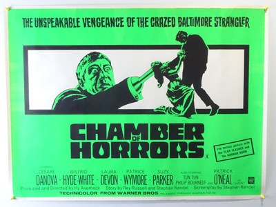 Lot 382 - CHAMBER OF HORRORS (1966) - British UK Quad -...