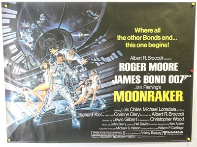 Lot 310 - JAMES BOND: MOONRAKER (1979) - British UK Quad...