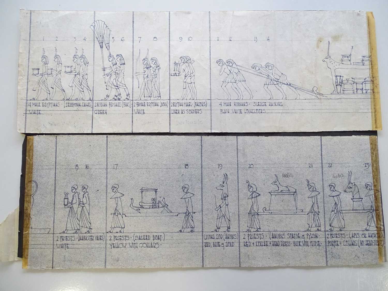 Lot 389 - THE MUMMY (1959) - A group of Gestetner story...