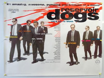Lot 342 - RESERVOIR DOGS (1992) - British UK quad film...