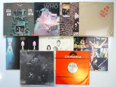Lot 501 - A group of "THE WHO" vinyl album records to...