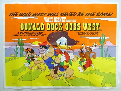 Lot 102 - WALT DISNEY: A group of UK Quad film posters...