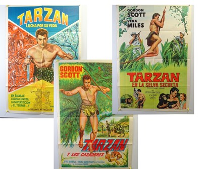 Lot 96 - TARZAN: A group of three Argentinian One Sheet...