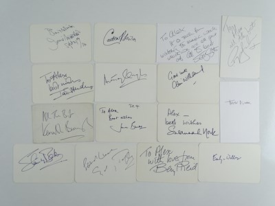 Lot 166 - BRITISH ACTORS: A mixed group of signed cards...