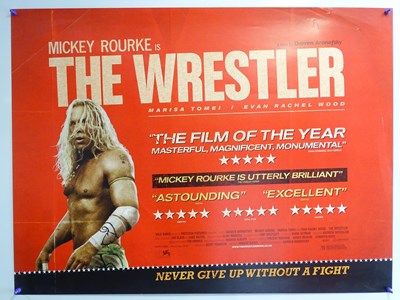 Lot 65 - THE WRESTLER (2008) - A UK Quad film poster...