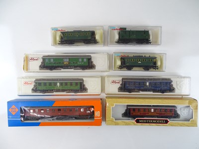 Lot 61 - A group of Swiss, Swedish and Spanish Outline...