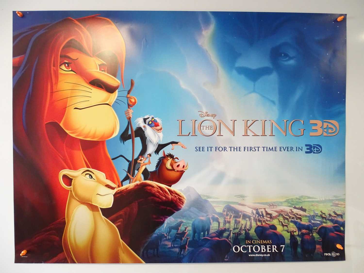 Lot 133 - WALT DISNEY: THE LION KING (1994 and 2019) - A...