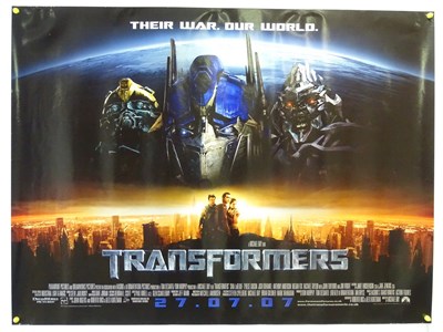 Lot 240 - TRANSFORMERS: A group of three UK Quad film...