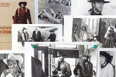 Lot 57 - WESTERNS: A selection of black/white stills...