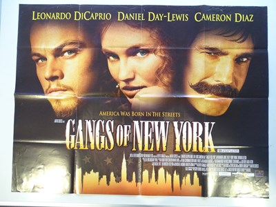Lot 356 - GANGS OF NEW YORK (2002) - folded UK Quad film...