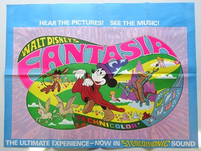 Lot 114 - WALT DISNEY: FANTASIA (1976 Release) - UK Quad...