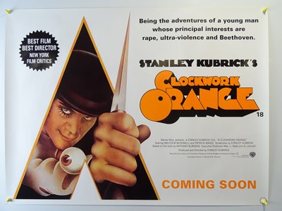 Lot 339 - CLOCKWORK ORANGE (2000 Release) - UK Quad -...