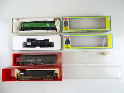 Lot 80 - A group of American Outline diesel locomotives...