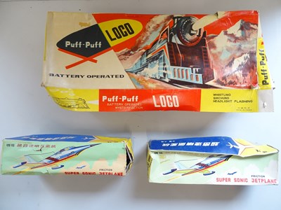 Lot 146 - A group of Chinese tinplate battery and...