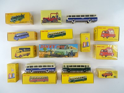 Lot 11 - A large quantity of ATLAS DINKY lorries, vans...