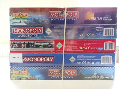 Lot 121 - A group of Monopoly sets, all sealed as new,...