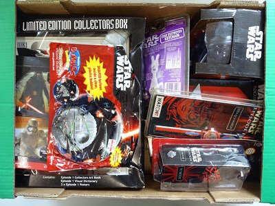Lot 127 - A large group of STAR WARS collectable items...