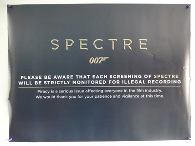 Lot 108 - JAMES BOND: SPECTRE (2015) - British UK Quad...