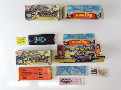 Lot 50 - A pair of CORGI 267 Batmobiles - both original...