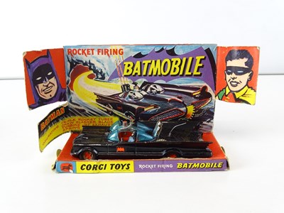 Lot 50 - A pair of CORGI 267 Batmobiles - both original...