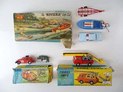 Lot 53 - A group of CORGI Toys to include a Riviera...