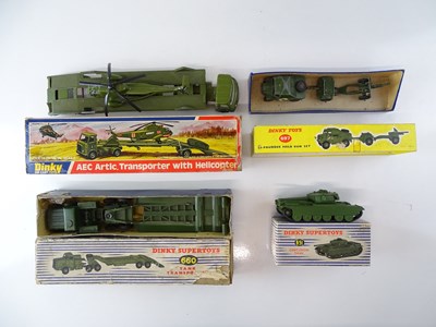 Lot 55 - A group of boxed DINKY Military vehicles...