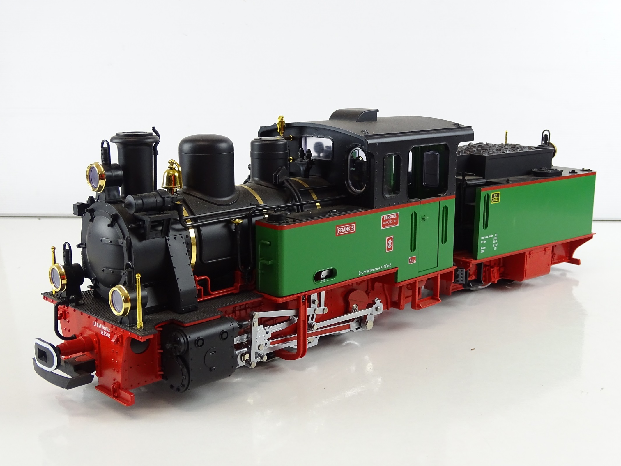 Lot 568 - An LGB G Scale 22261 steam locomotive in