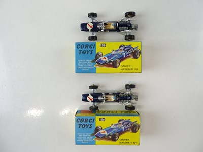 Lot 66 - A pair of CORGI 156 Cooper Maserati Formula 1...