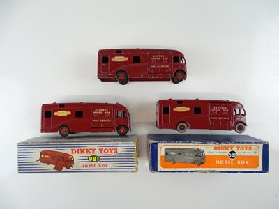 Lot 78 - A group of DINKY Toys British Railways Horse...